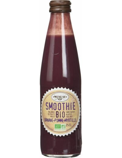 Smoothie banane pomme myrtille 25cl SIROPS MENEAU