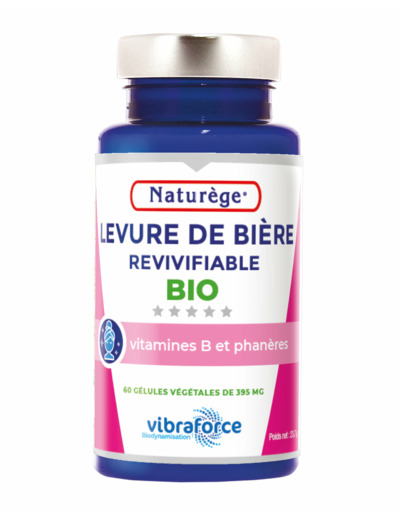 Levure de Bière revivifiable-60 gélules-NATURÈGE