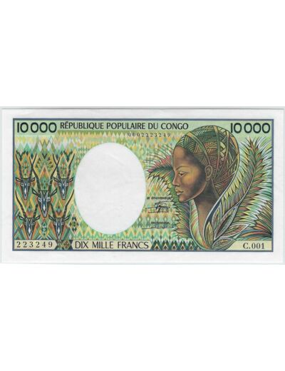 CONGO REPUBLIQUE 10000 FRANCS 1983 C.001 NEUF