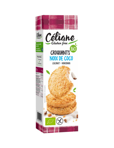 Croquants noix de coco sans gluten-150g-Céliane