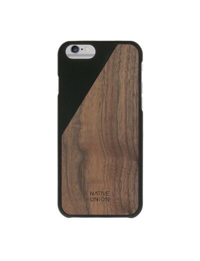 NATIVE UNION Coque Wood noire pour iPhone 6+
