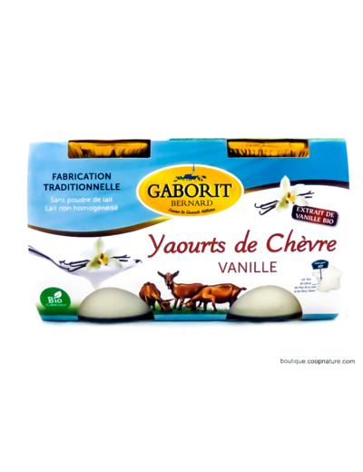 Yaourts de Chèvre à la Vanille Bio 2x125g