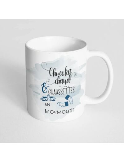 Mug Chocolat chaud et chaussettes en moumoutte