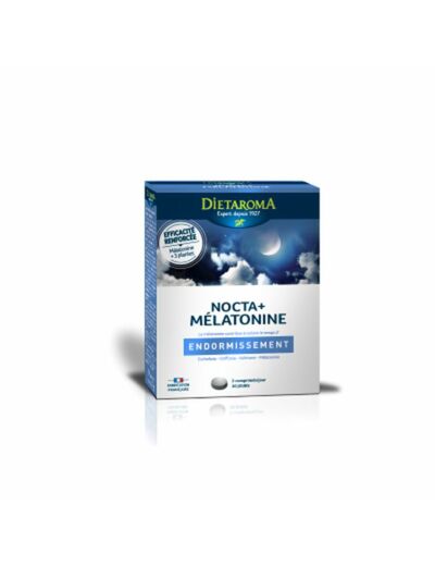 Nocta + Mélatonine-40 comprimés-Dietaroma