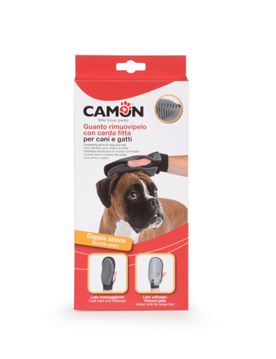 Gant de soin 2 en 1 pour chien