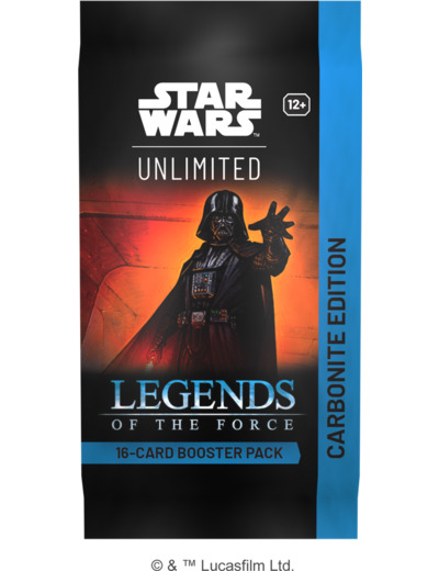 Booster Carbonite Edition Star Wars Unlimited: Legends of the Force