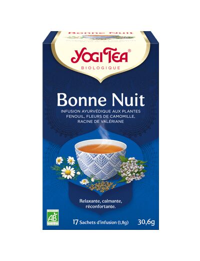 Infusion Bonne nuit Bio-17sachets-Yogi Tea