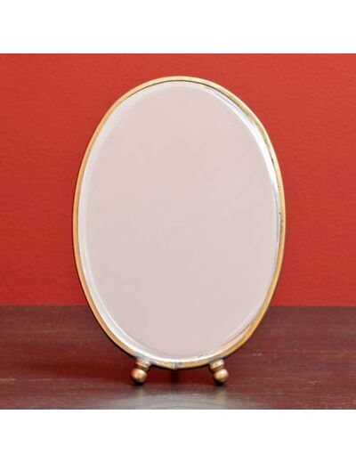 Miroir ovale à poser Chehoma 17x13cm