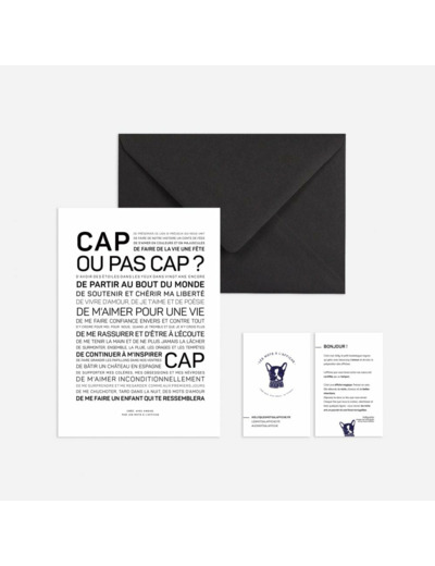 Carte Cap ou pas Cap- Les Mots à l'affiche