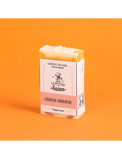 Savon Géranium-mandarine