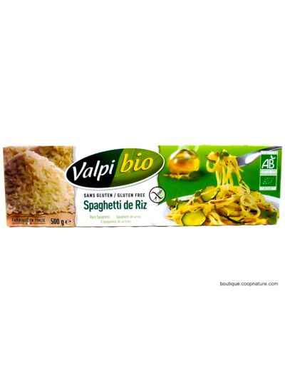 Spaghettis de Riz Sans Gluten Bio 500g