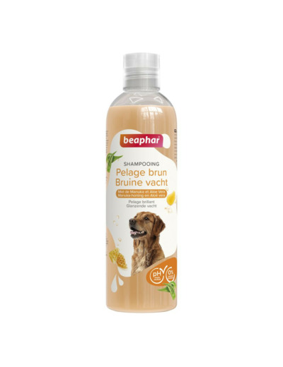 Shampooing Essentiel pour chien au pelage brun - 250 ml