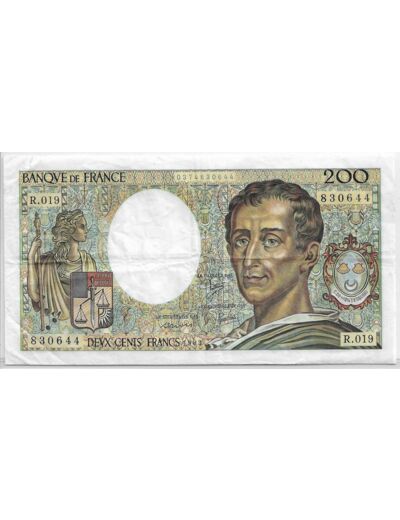 FRANCE 200 Francs MONTESQUIEU 1983 R.019 TTB
