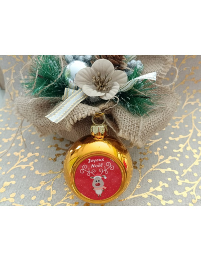 Boule de Noel doré