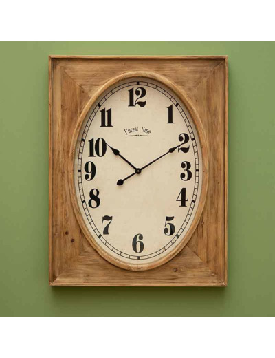 Horloge Forest pin clair 90x70x2cm