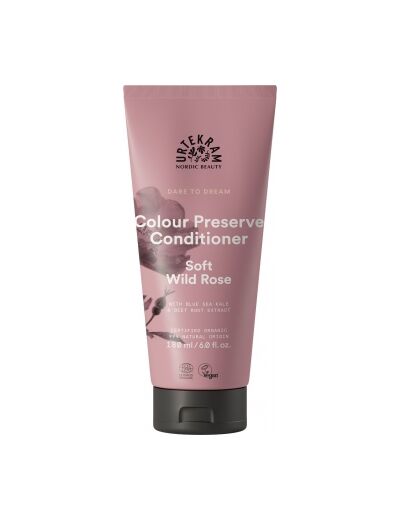 Après shampoing cheveux colorés à la Rose Sauvage Soft Wild Rose 180ml