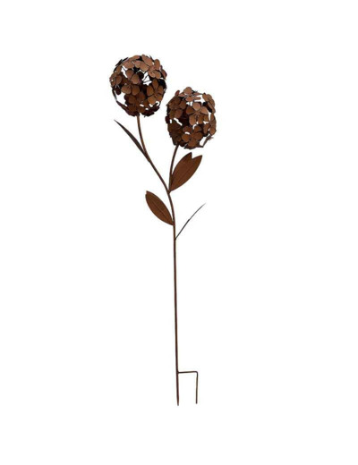 Tuteur fleurs fleuries 35x17x122cm