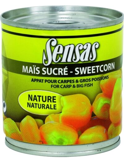 boite mais naturel 138gr sensas