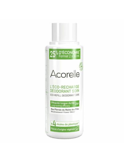 Éco-Recharge Déodorant Roll-on BIO Longue durée-100ml-Acorelle