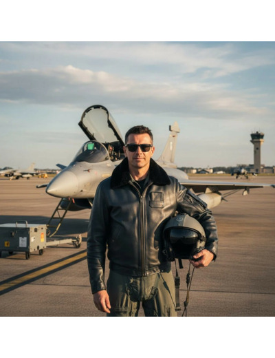 Blouson pilote PN M.A.C.H 90 : l’authentique blouson aviateur en cuir pour homme
