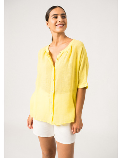 Chemisier Emilie Manches Courtes 100% lin