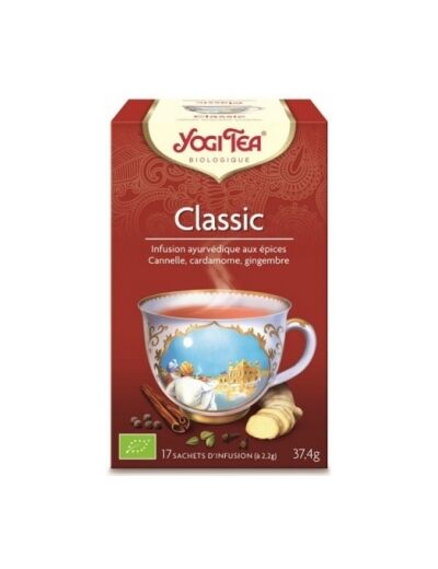 Infusion ayurvédique épicée classic Yogi tea 17 sachets