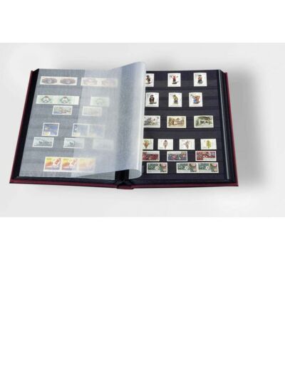 ALBUM TIMBRES BASIC 32 PAGES ROUGE 309224