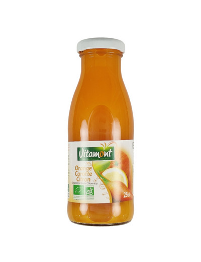 Jus Orange Carotte Citron 25cl