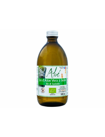 Jus Aloé Vera Bio-500ml-Pur Aloé