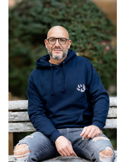 Sweat à capuche Malabar – Petite patte Swarovski