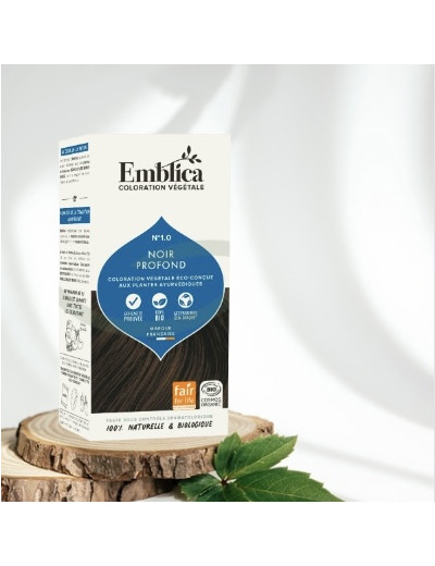 Coloration végétale Noir profond