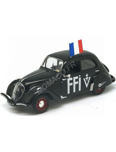 ODEON 1/43 - Miniature PEUGEOT 202 1938 "FFI"