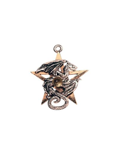 Pendentif "Forbidden" Pentacle du Dragon