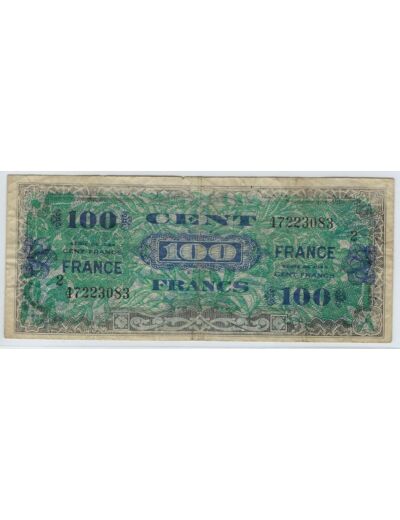 FRANCE 100 FRANCS Type FRANCE 1945 SERIE 2 TB+ 083