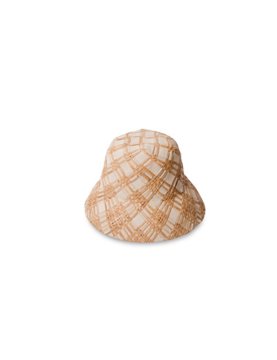 Chapeau Bob en Raphia - Beige