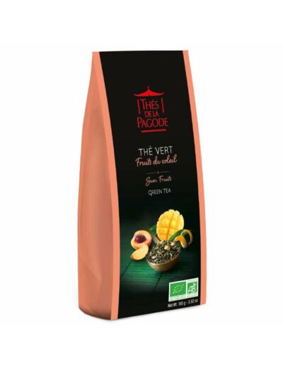 Thé vert fruits du soleil-100g-Thés de la Pagode