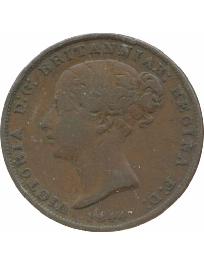 JERSEY 1/26 SHILLING VICTORIA 1844 TB+