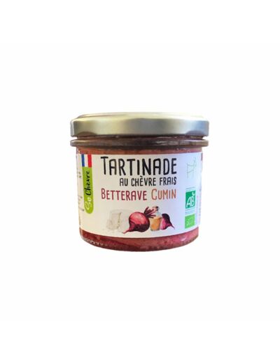 Tartinade au chèvre frais Betterave cumin So Chèvre Bio