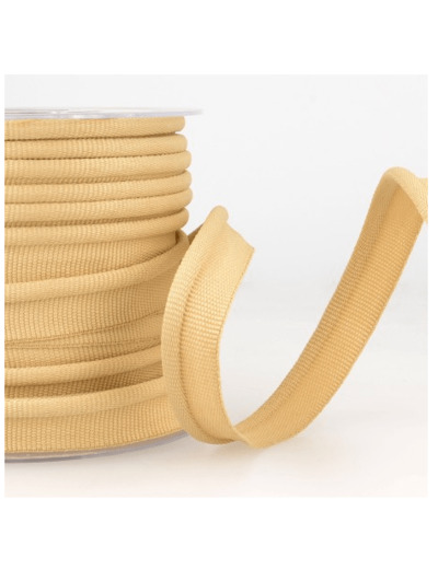 Simple passepoil beige 519 C40 8mm 100%polyester le mètre