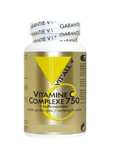 Vitamine C Complexe 750 mg-30 comprimés-Vit'all+