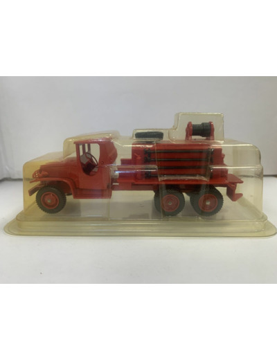 GMC CAMION DE POMPIER 18 1/50 BOITE JAUNIE