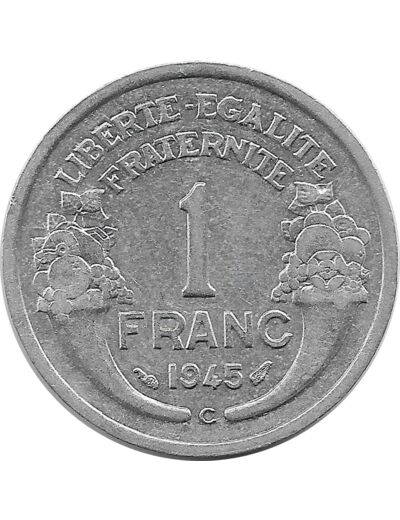 FRANCE 1 FRANC MORLON 1945 C TTB