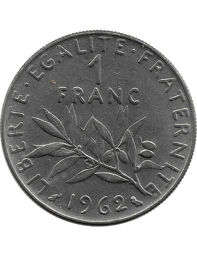 FRANCE 1 FRANC ROTY 1962 SUP