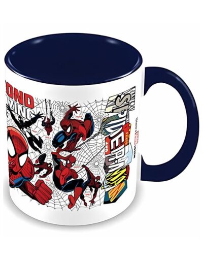 Pyramid International Mug Spiderman (costume intemporel) bleu intérieur C