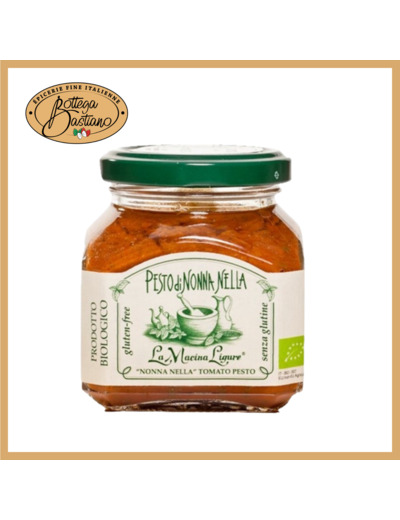Pesto rouge bio aux tomates fraîches de Ligurie 180G