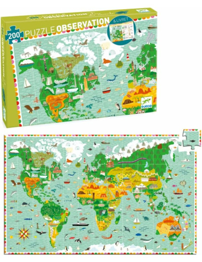 "Tour du monde", puzzle 200 pièces