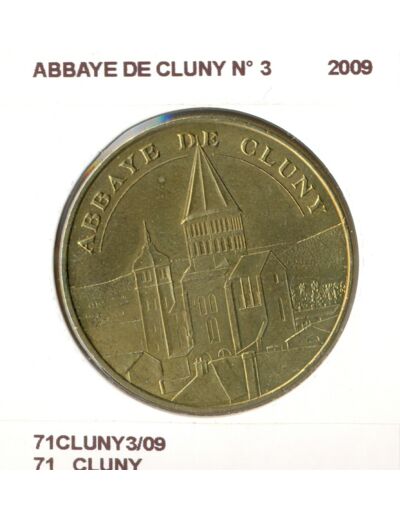 71 CLUNY ABBAYE DE CLUNY N3 2009 SUP-