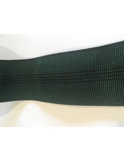 Sangle élastique GW4 verte 70mm au mètre