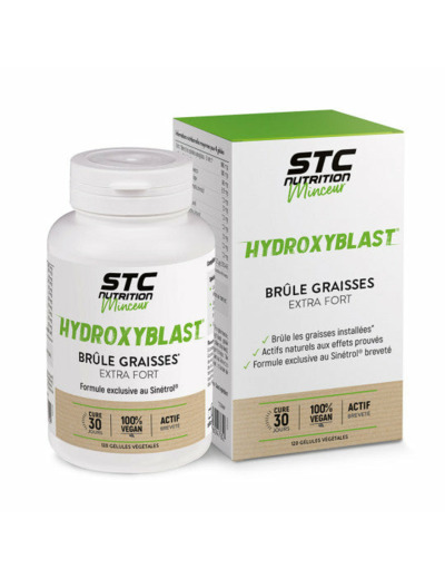 HYDROXYBLAST-Brûle graisses extra fort-120 gélules-STC Nutrition