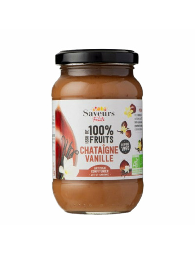 Préparation Châtaigne Vanille 100% Fruits Bio-310g-Saveurs et Fruits